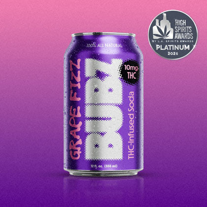 BUBZ Grape Fizz THC Soda 4-PACK