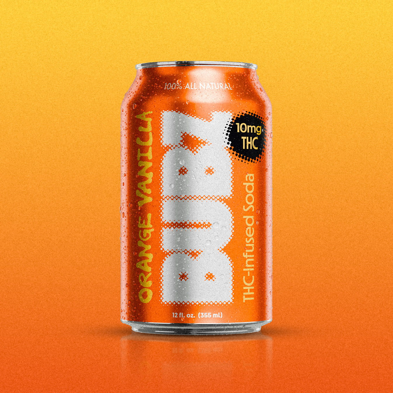 BUBZ Orange Vanilla THC Soda 4-PACK